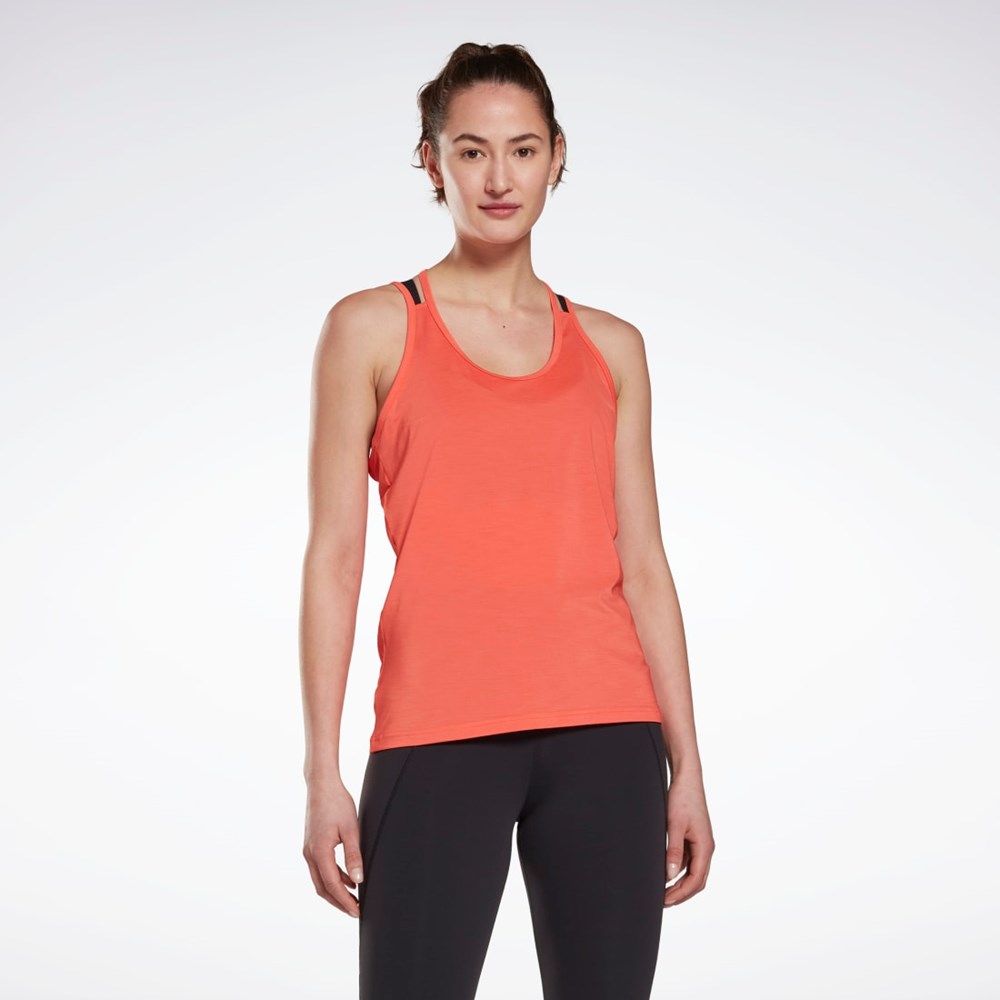 Reebok ACTIVCHILL Athletic Tank Top Semi Orange Flare | HM3161