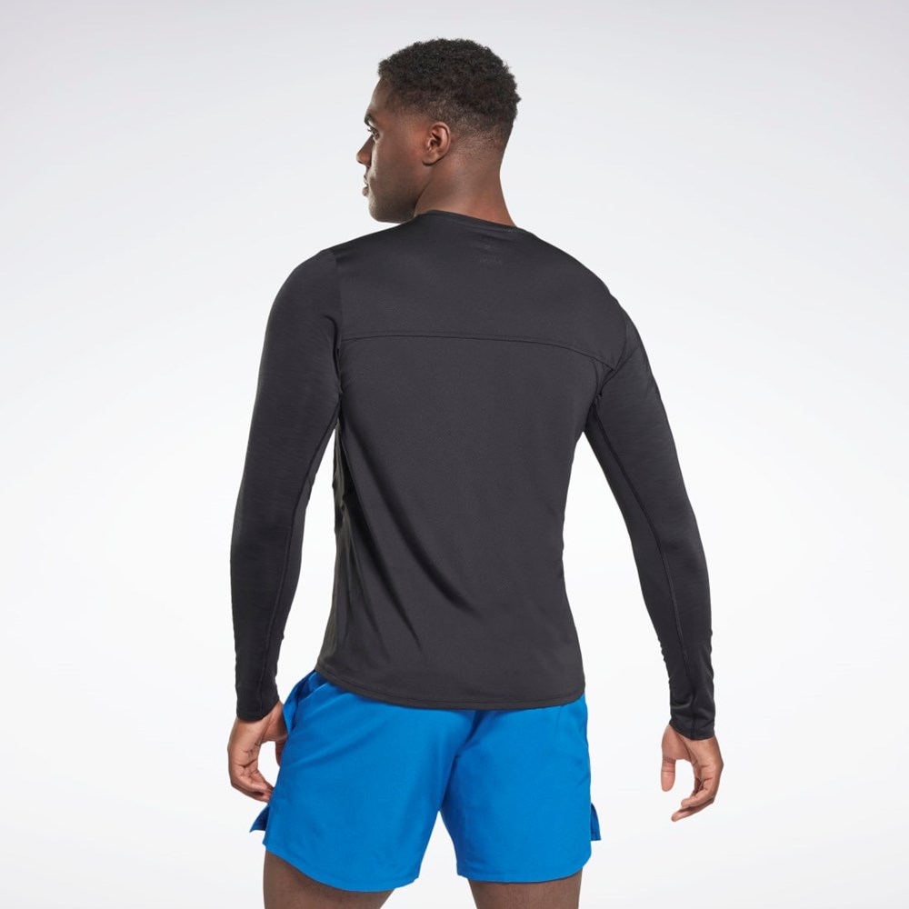 Reebok ACTIVCHILL Long Sleeve Athlete T-Shirt Black | HG4067