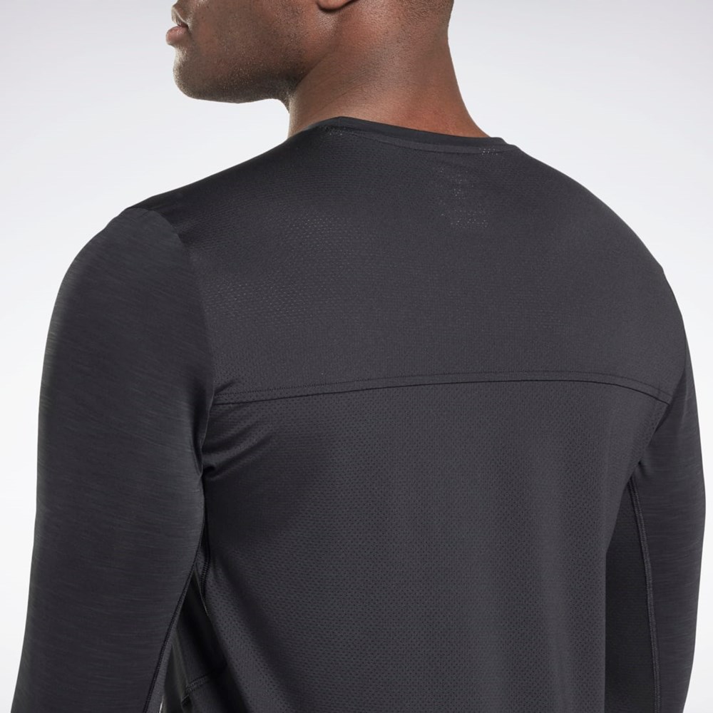 Reebok ACTIVCHILL Long Sleeve Athlete T-Shirt Black | HG4067