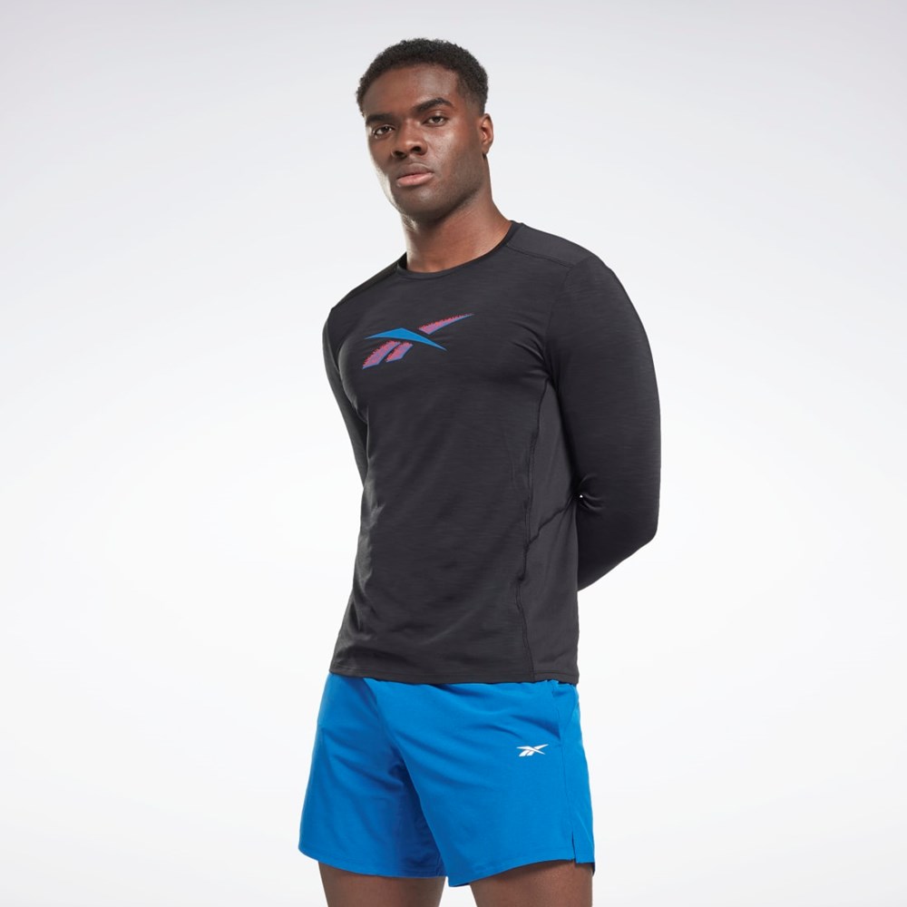 Reebok ACTIVCHILL Long Sleeve Athlete T-Shirt Black | HG4067