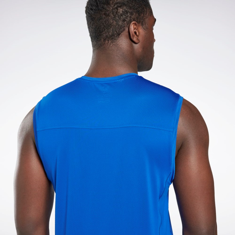 Reebok ACTIVCHILL Sleeveless T-Shirt Vector Blue | HI0492