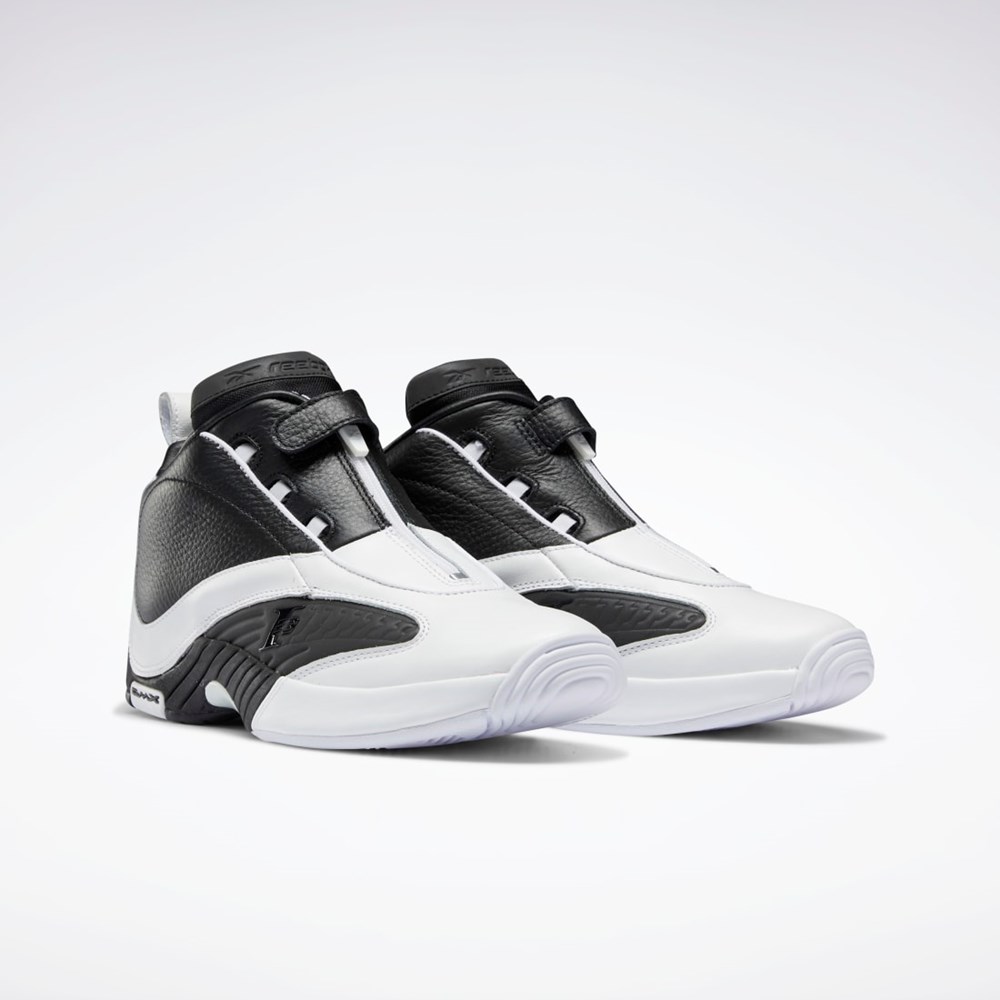 Reebok Answer IV Basketball Shoes White / Black / Silver Met. | FY9691