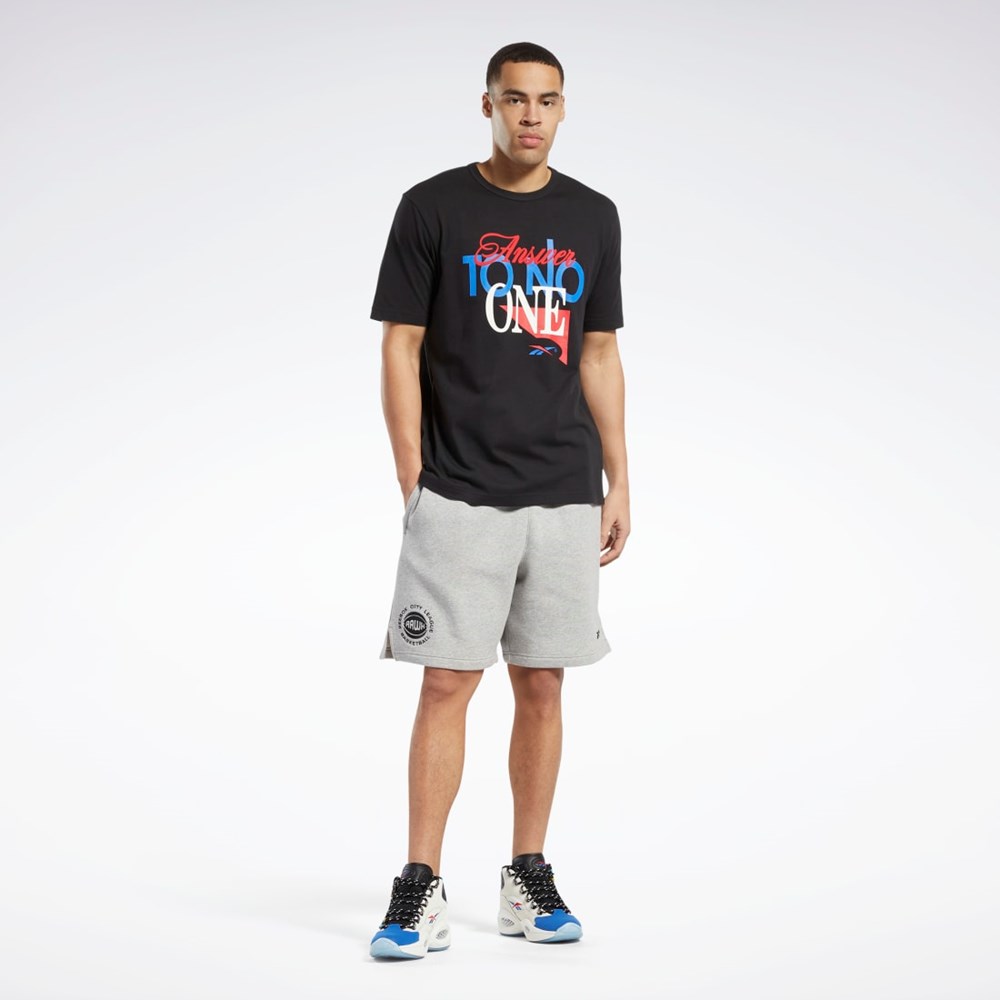 Reebok Answer to No One Short Sleeve T-Shirt Black | HL0076