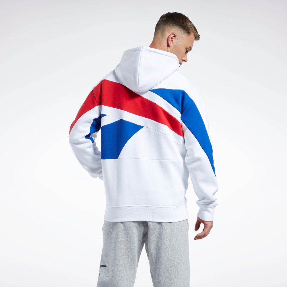 Reebok Basketball Reebok DNA Back Vector Hoodie White | HR8455