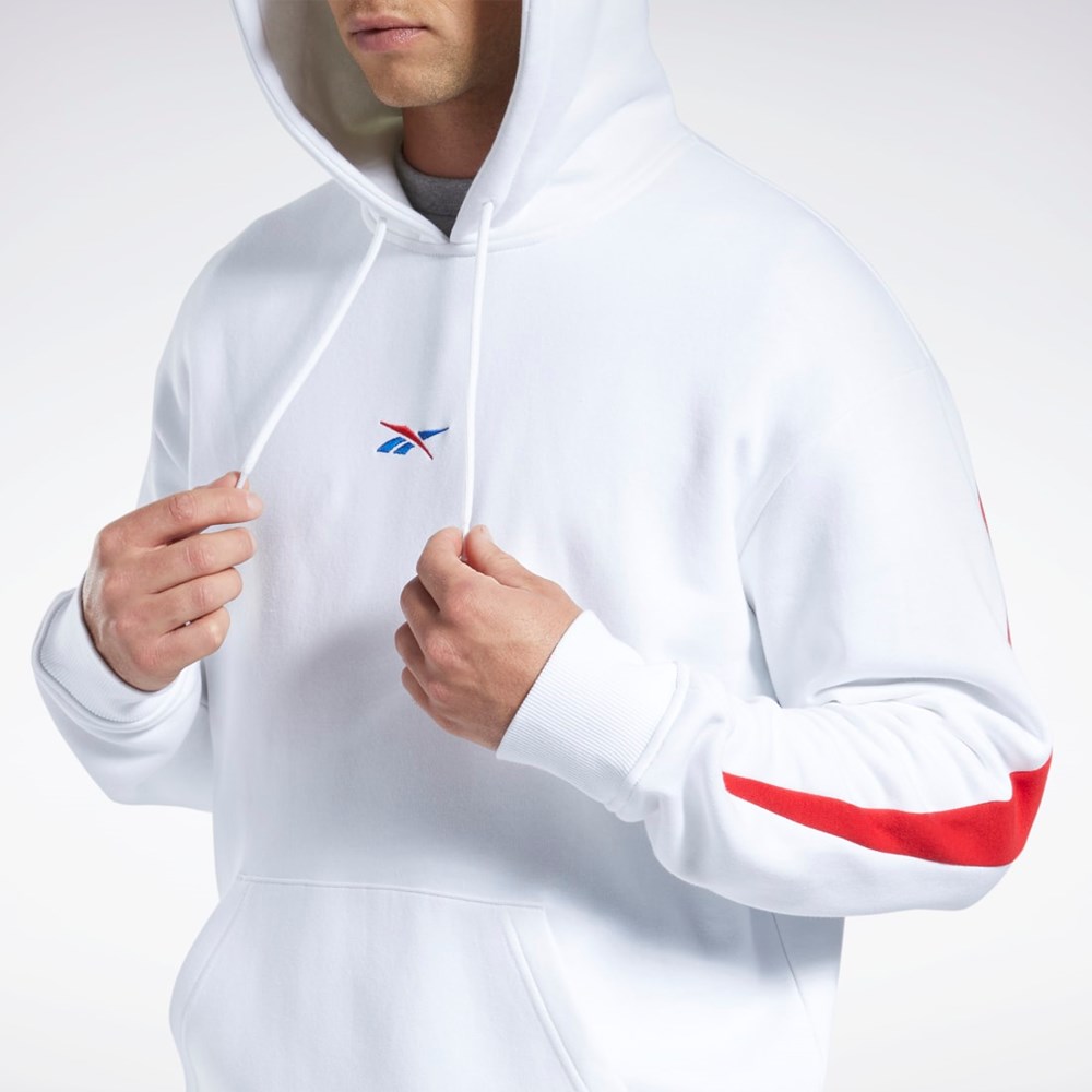 Reebok Basketball Reebok DNA Back Vector Hoodie White | HR8455