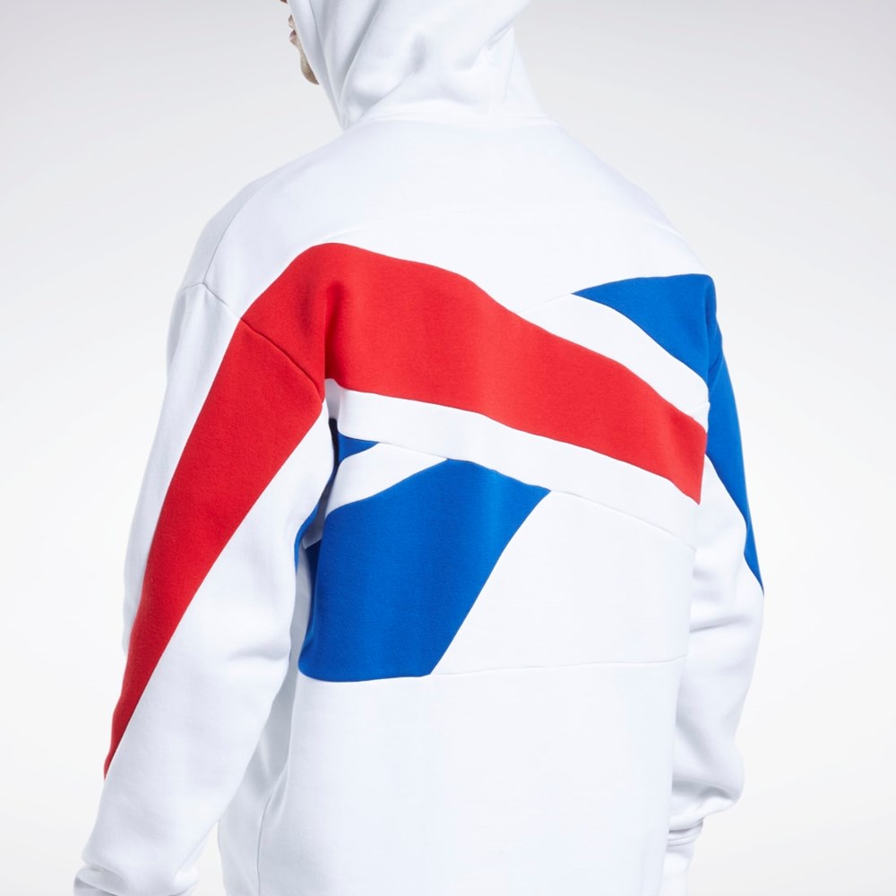 Reebok Basketball Reebok DNA Back Vector Hoodie White | HR8455