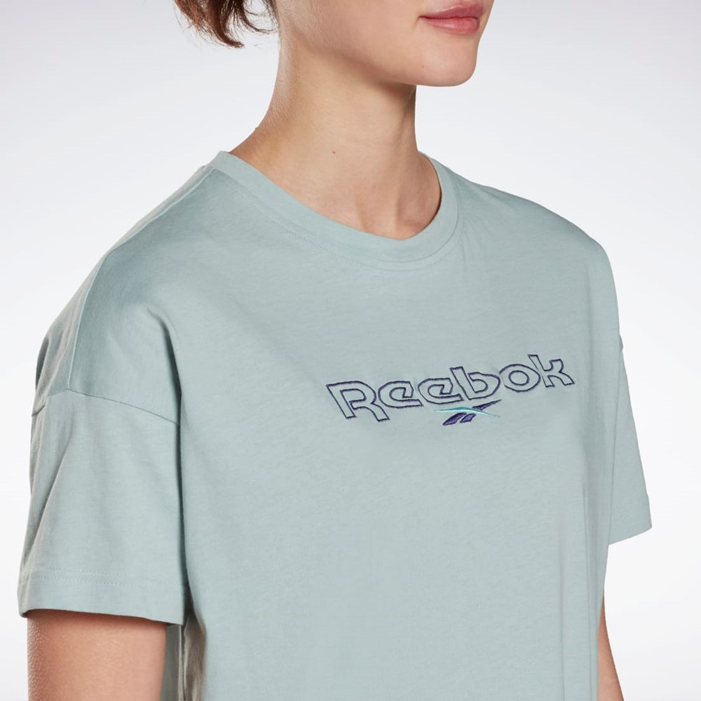 Reebok Brand T-Shirt Seaside Grey | HM5915