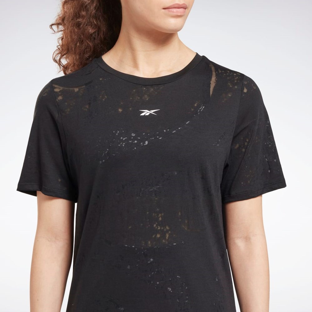 Reebok Burnout T-Shirt Black | HI4057