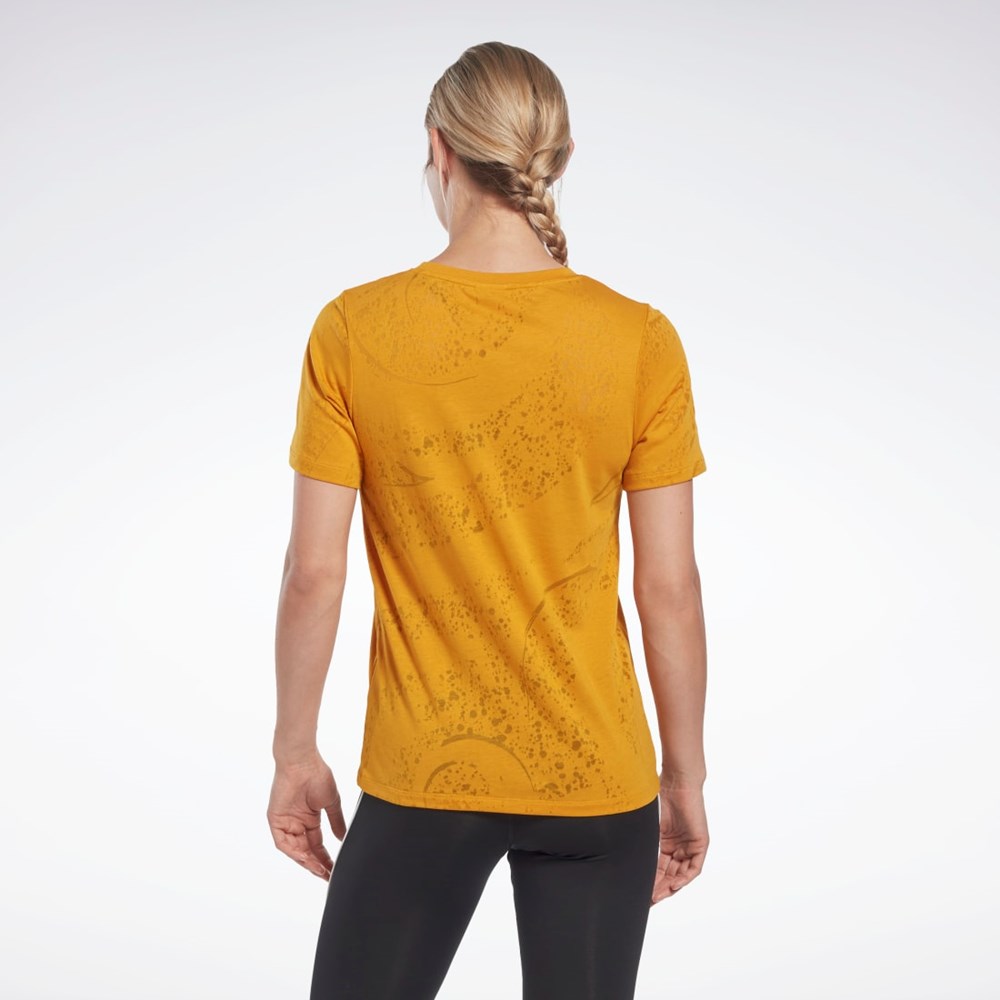 Reebok Burnout T-Shirt Bright Ochre | HK4788