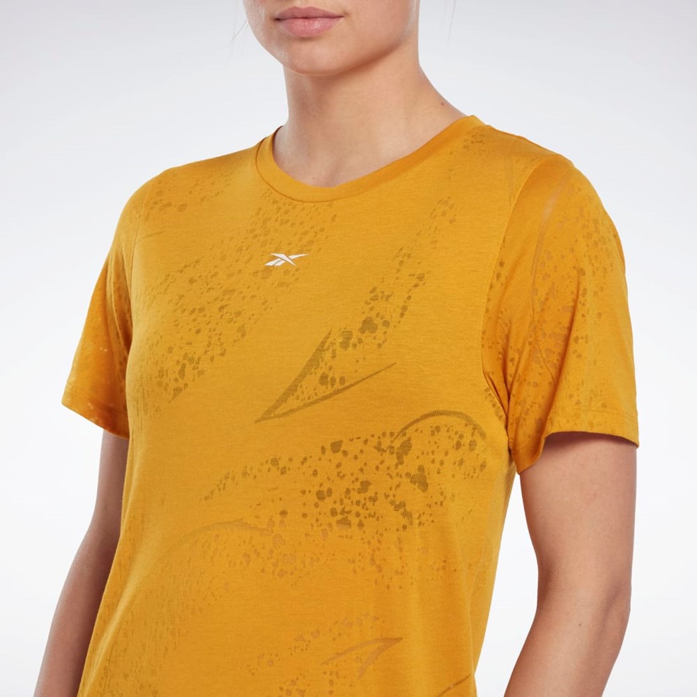 Reebok Burnout T-Shirt Bright Ochre | HK4788