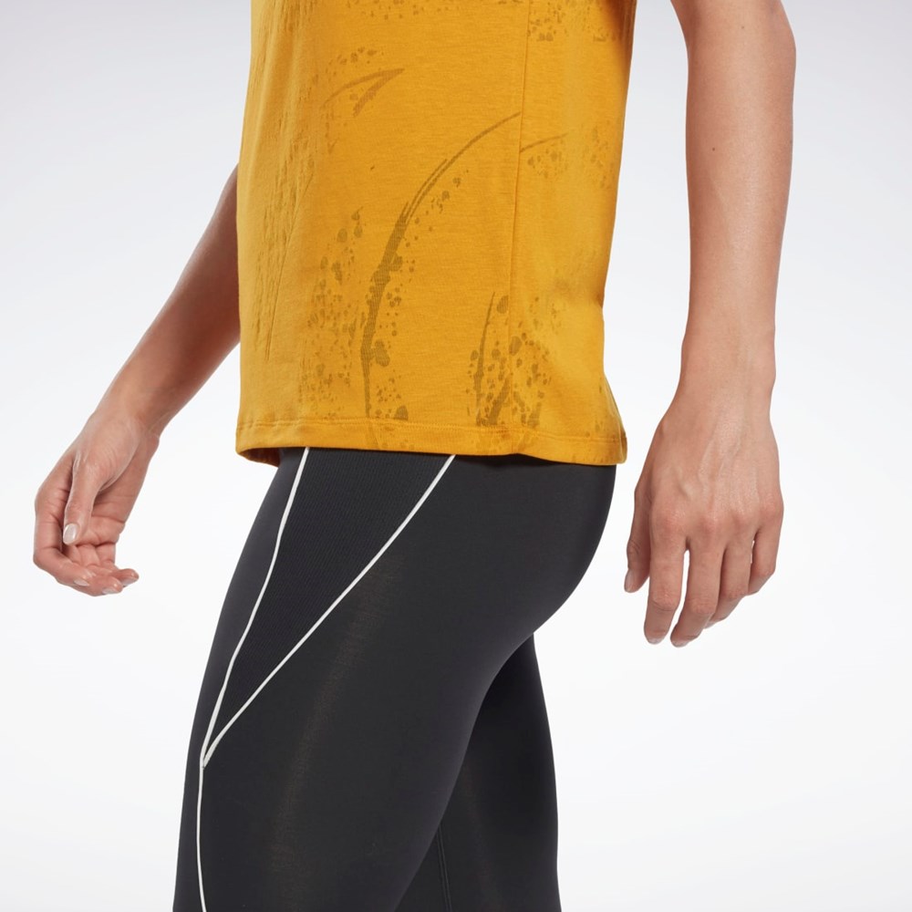 Reebok Burnout T-Shirt Bright Ochre | HK4788