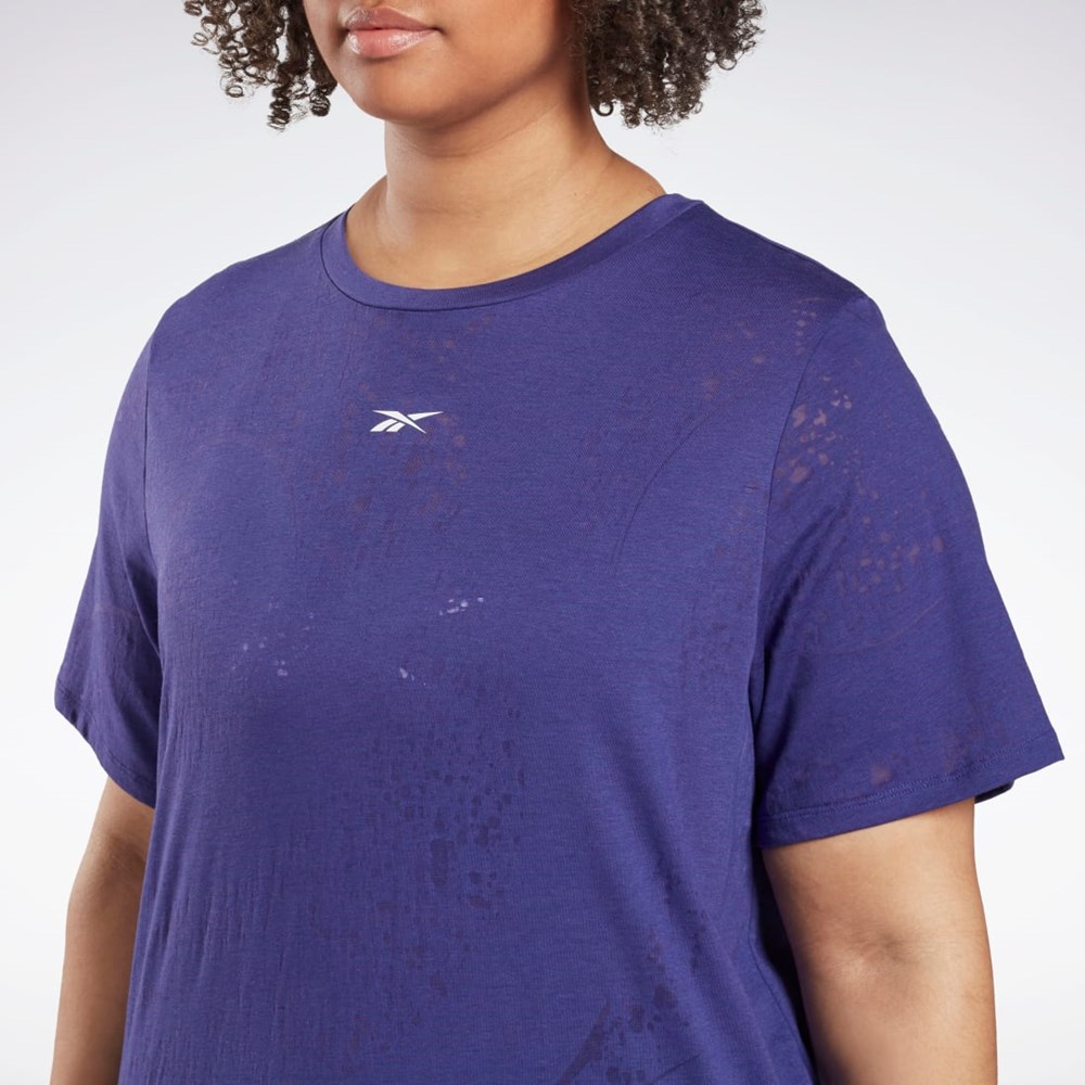 Reebok Burnout T-Shirt (Plus Size) Bold Purple | HL4343