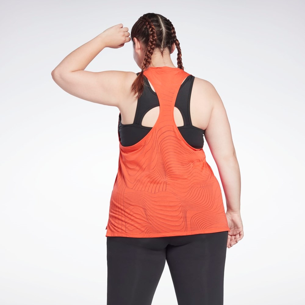 Reebok Burnout Tank Top (Plus Size) Dynamic Red | HB2049