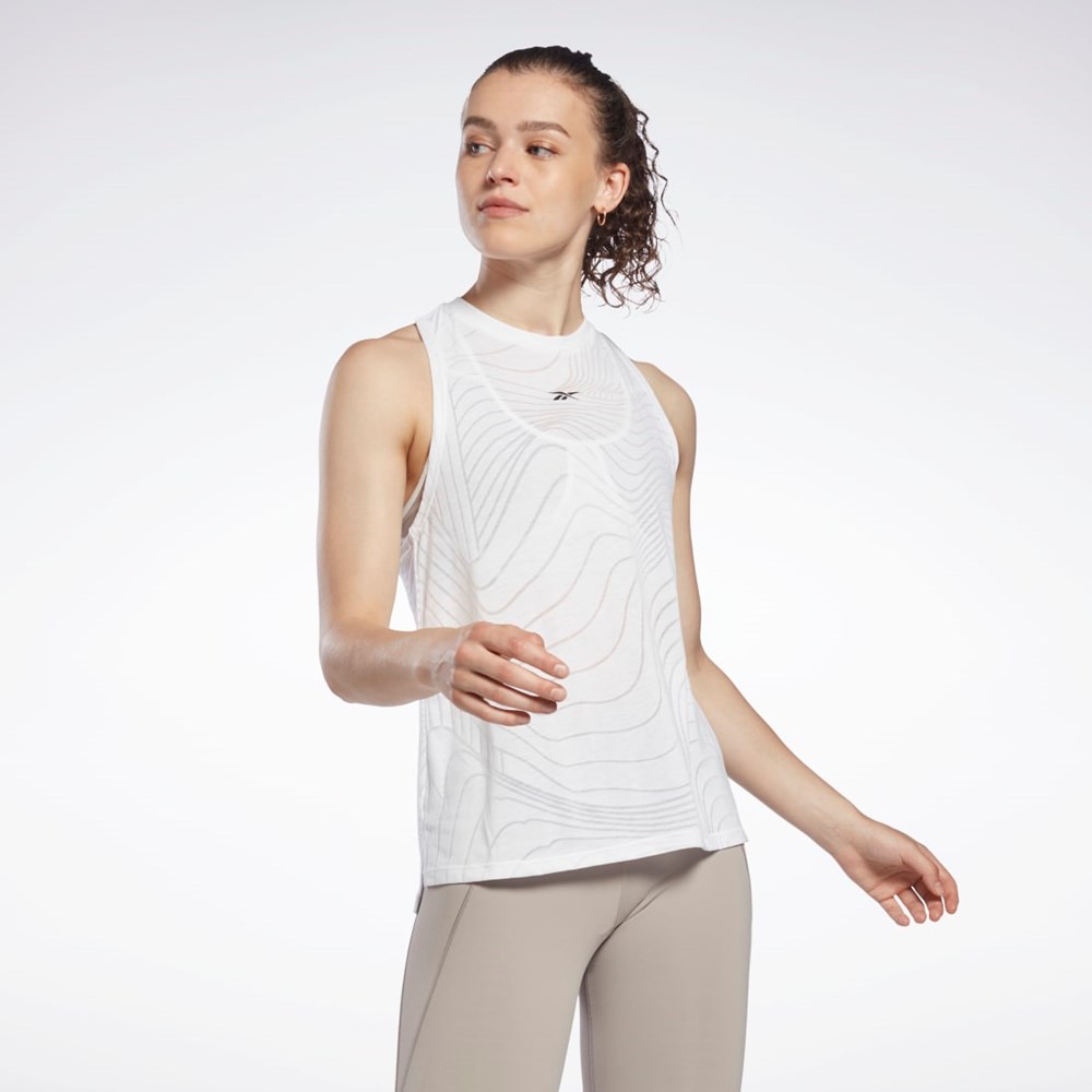 Reebok Burnout Tank Top White | H49087