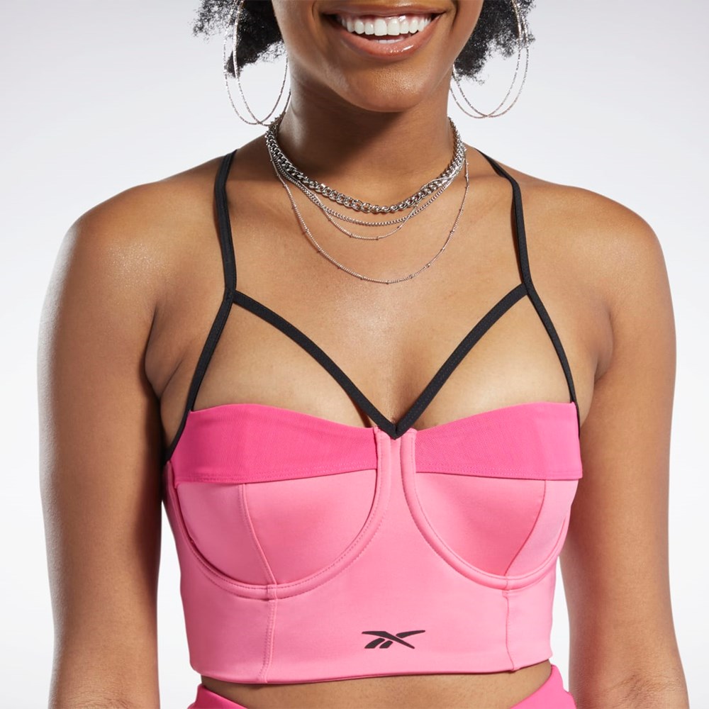 Reebok Cardi B Bralette Astro Pink / Pink Fusion | HS4293