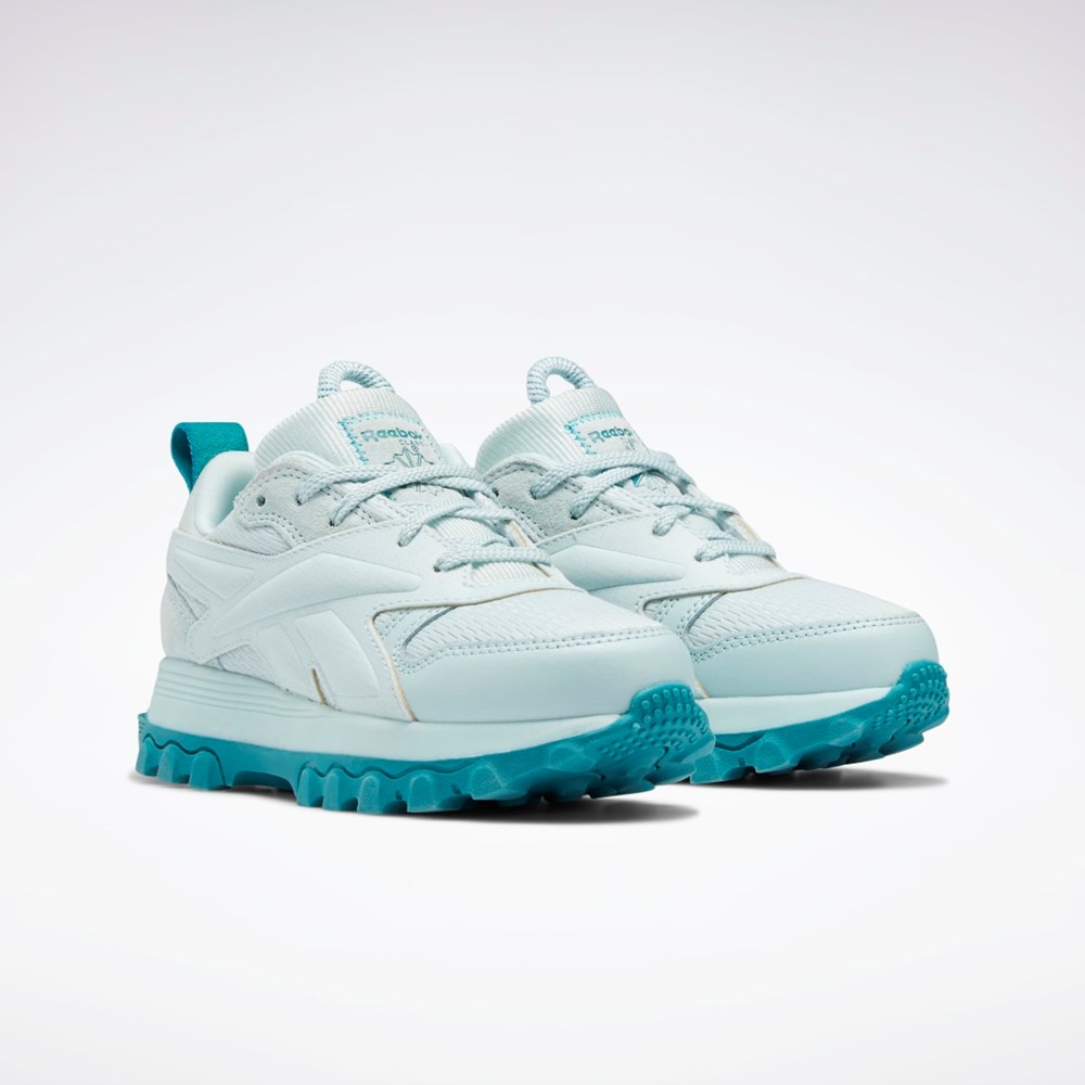 Reebok Cardi B Classic Leather V2 Shoes - Preschool Whisper Blue / Whisper Blue / Seaport Teal | GZ4266