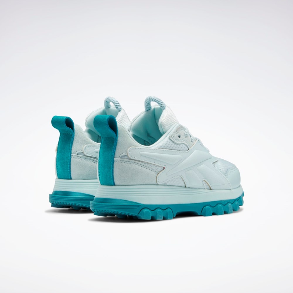 Reebok Cardi B Classic Leather V2 Shoes - Preschool Whisper Blue / Whisper Blue / Seaport Teal | GZ4266