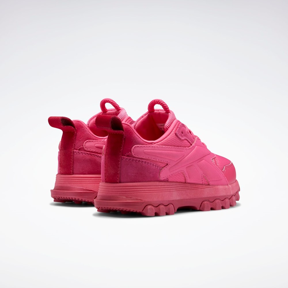 Reebok Cardi B Classic Leather V2 Shoes - Preschool Pink Fusion / Pink Fusion / Rugged Rose | GZ4267