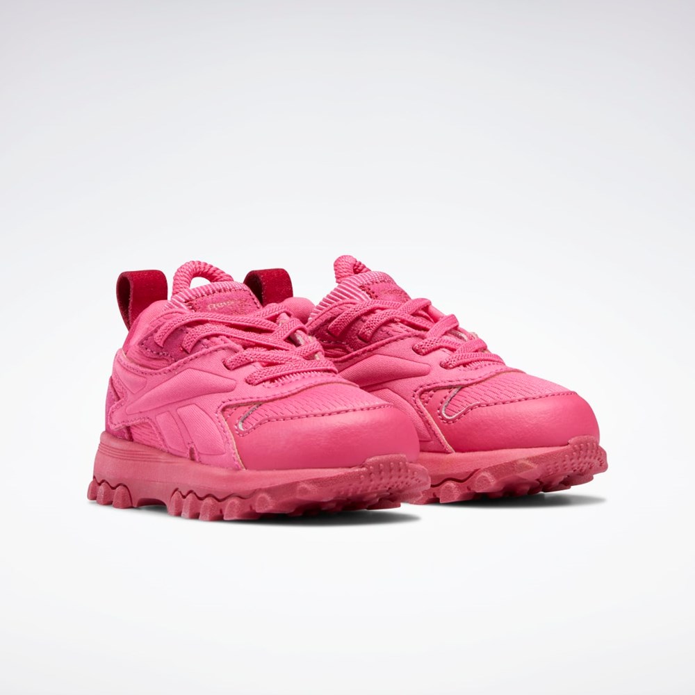 Reebok Cardi B Classic Leather V2 Shoes - Toddler Pink Fusion / Pink Fusion / Rugged Rose | GZ4271