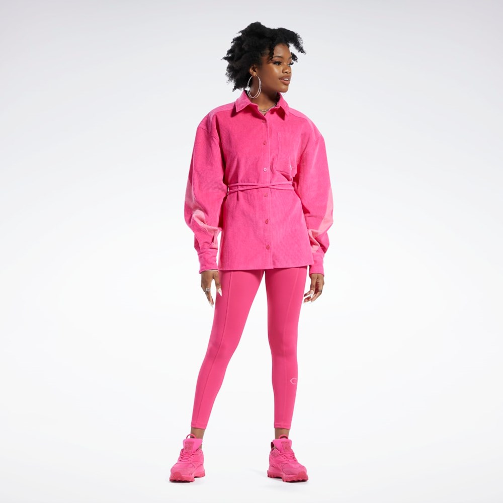 Reebok Cardi B Corduroy Cover-Up Pink Fusion | HL1749