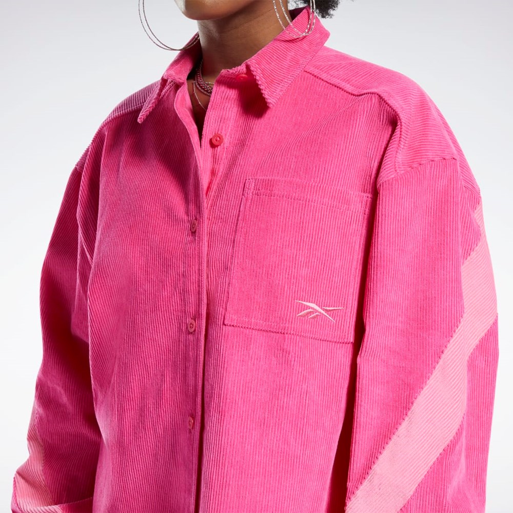 Reebok Cardi B Corduroy Cover-Up Pink Fusion | HL1749