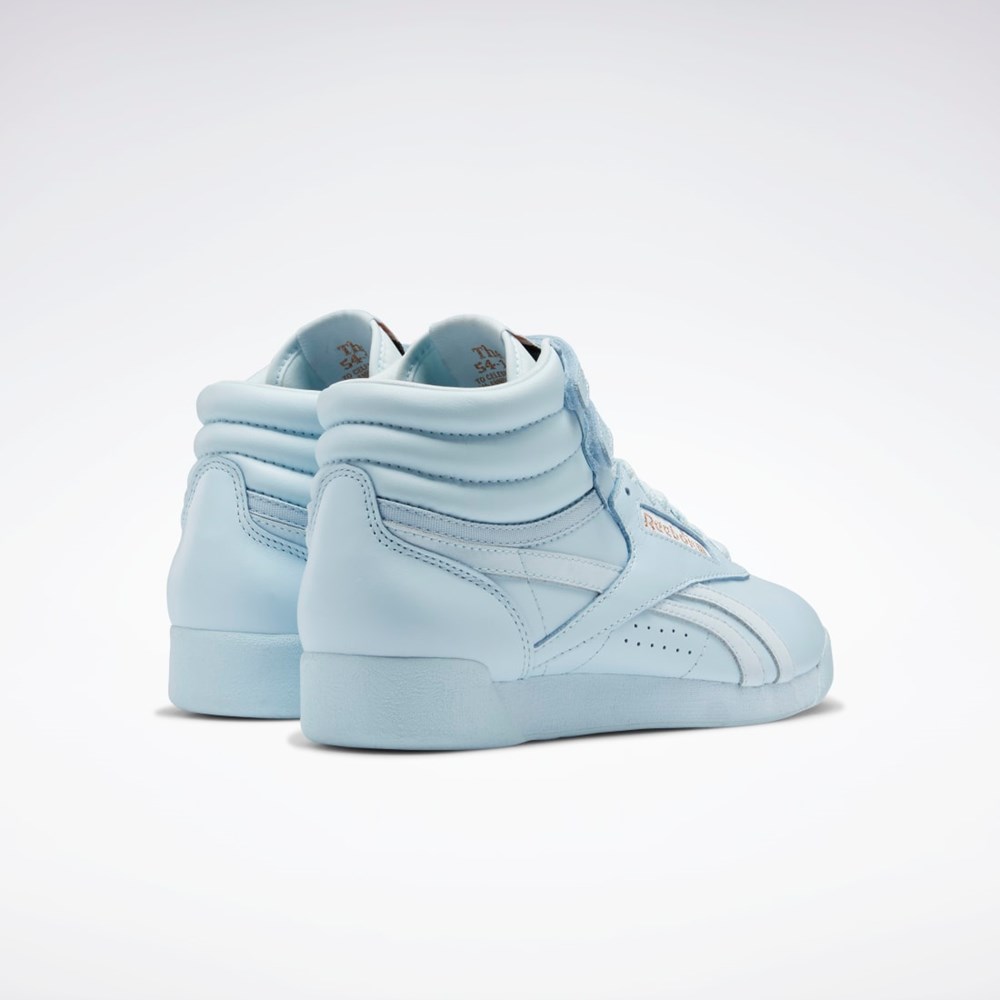 Reebok Cardi B Freestyle Hi Shoes Glass Blue / Glass Blue / Glass Blue | GV6615