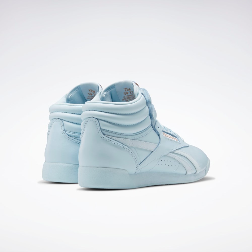 Reebok Cardi B Freestyle Hi Shoes Glass Blue / Glass Blue / Glass Blue | GX7173