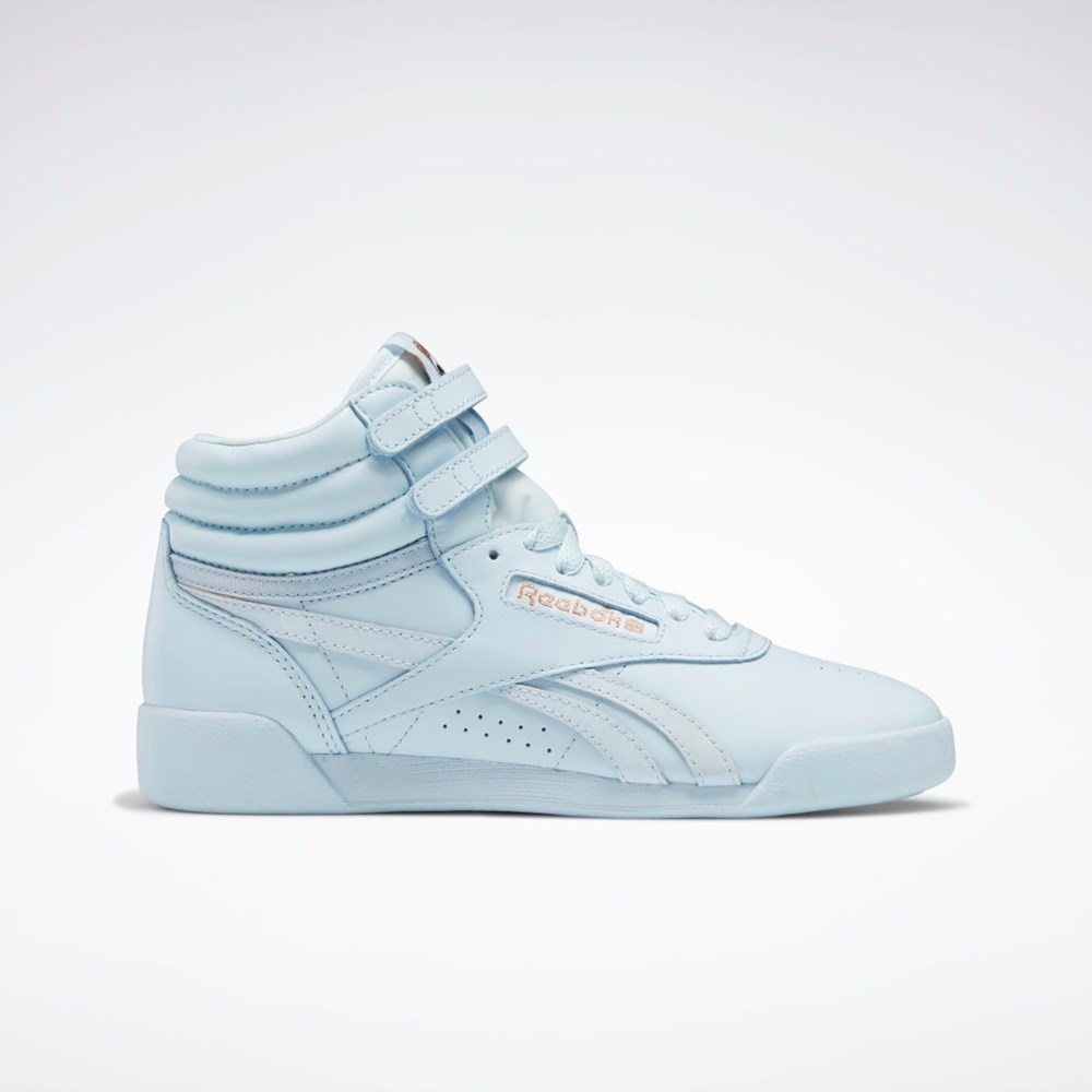 Reebok Cardi B Freestyle Hi Shoes - Grade School Glass Blue / Glass Blue / Glass Blue | GZ4889