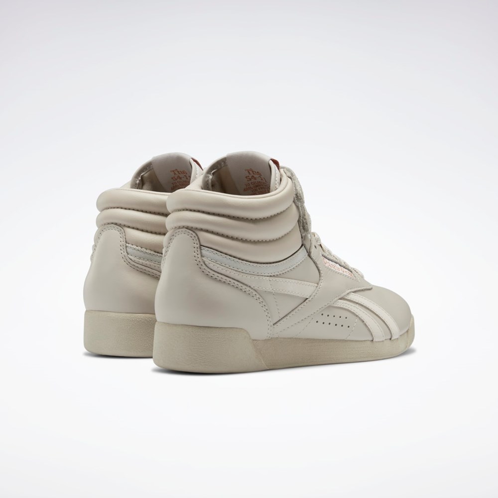 Reebok Cardi B Freestyle Hi Shoes Moonstone / Boulder Grey / Ftwr White | GV6614