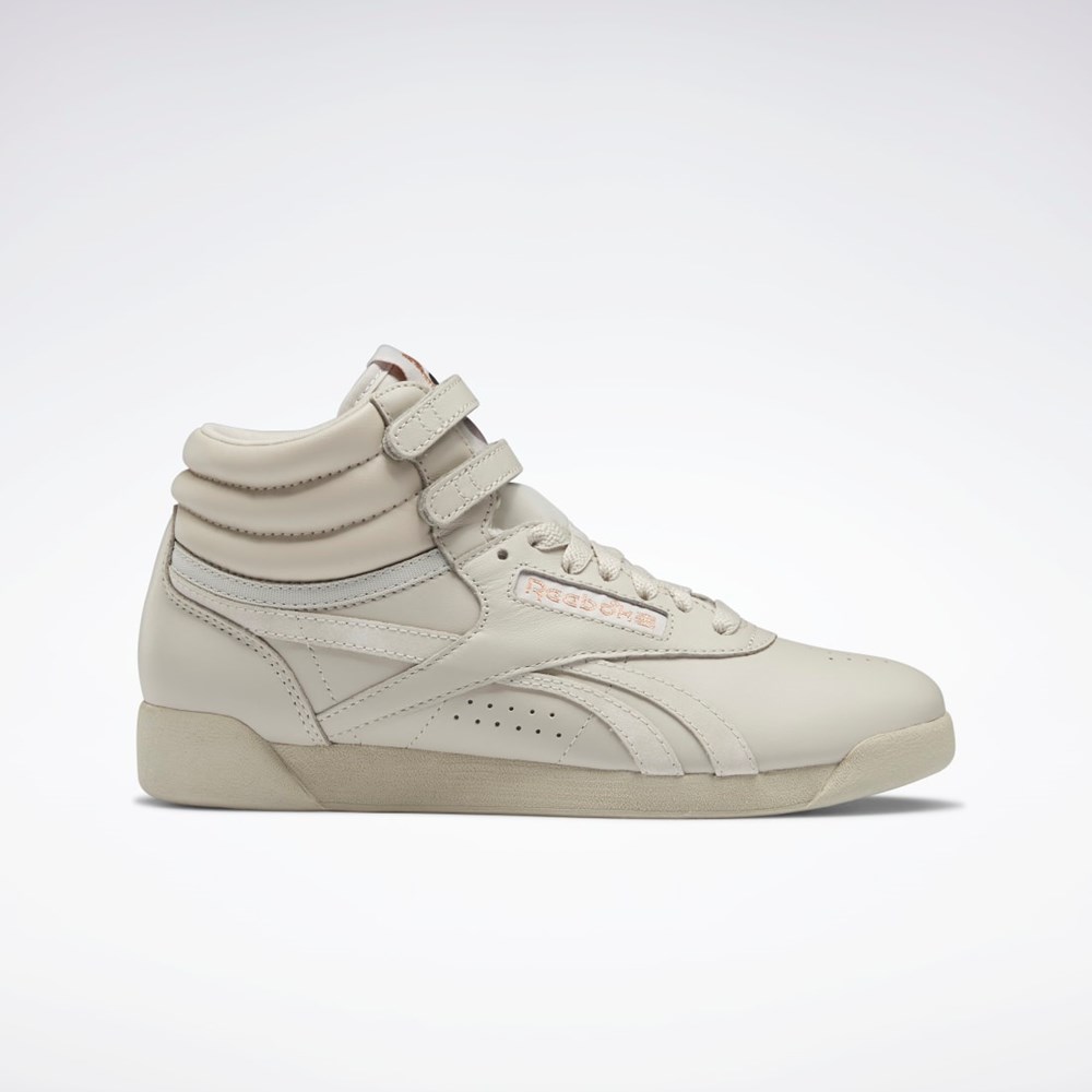 Reebok Cardi B Freestyle Hi Shoes Moonstone / Boulder Grey / Ftwr White | GV6614