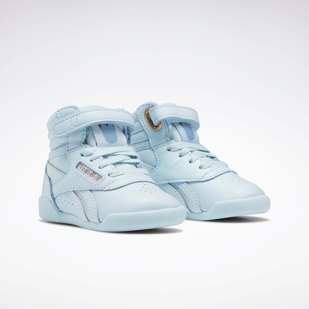 Reebok Cardi B Freestyle Hi Shoes - Toddler Glass Blue / Glass Blue / Glass Blue | GZ4890