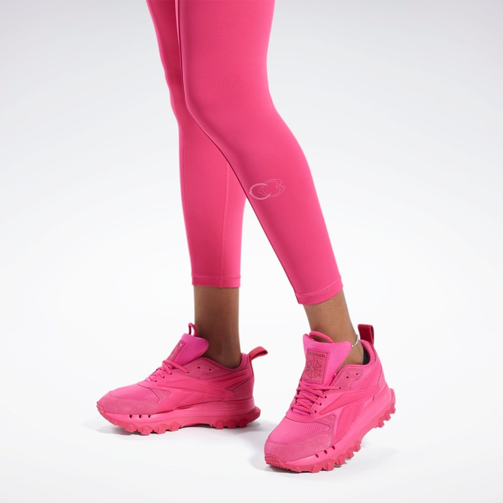 Reebok Cardi B High-Rise Tights Pink Fusion | HH9130