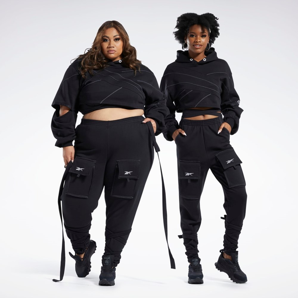 Reebok Cardi B Knit Pants Black | HH9147