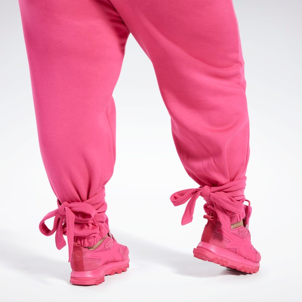 Reebok Cardi B Knit Pants (Plus Size) Pink Fusion | HH9144