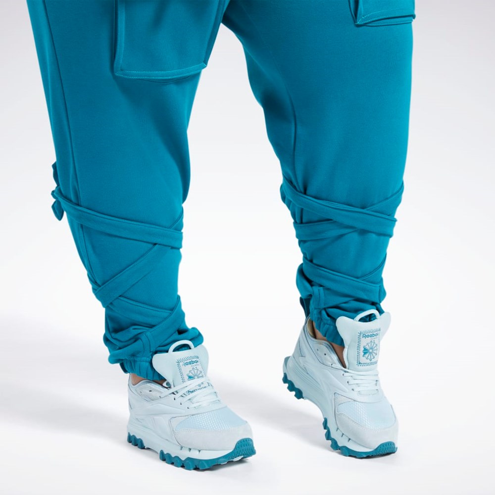 Reebok Cardi B Knit Pants (Plus Size) Seaport Teal | HH9142