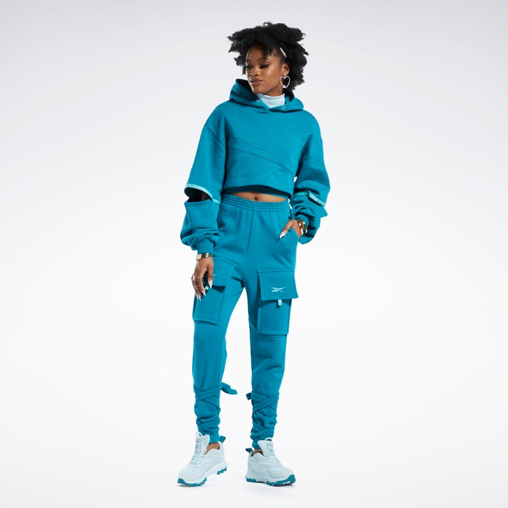 Reebok Cardi B Knit Pants Seaport Teal | HH9143