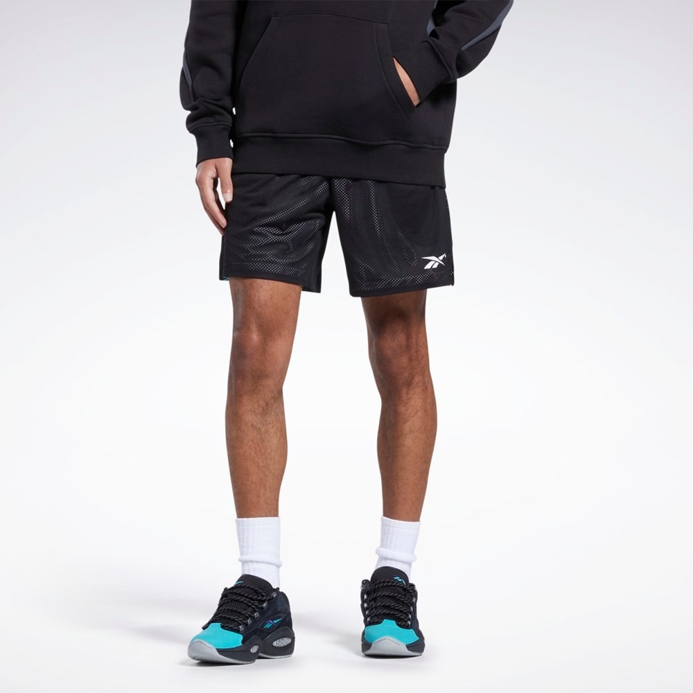 Reebok City League Mesh Shorts Black | HK2983