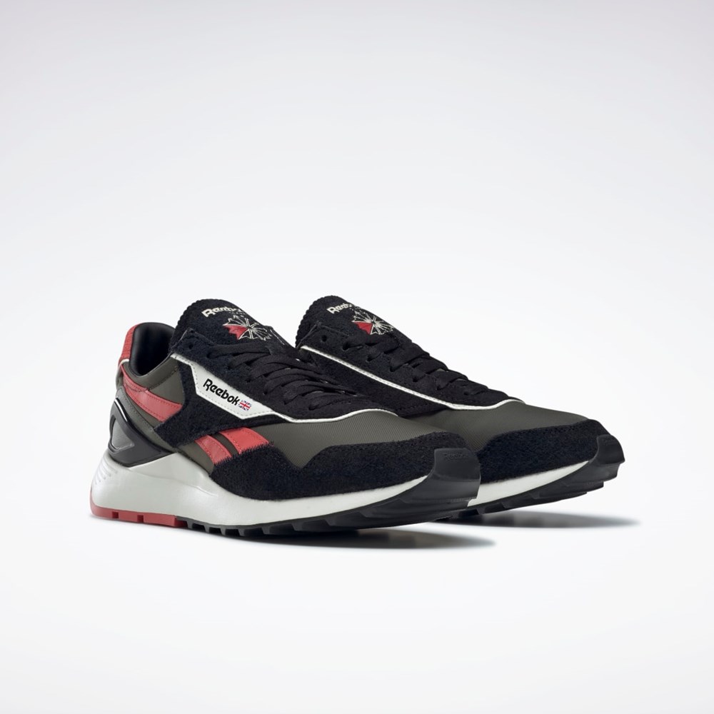 Reebok Classic Leather Legacy AZ Shoes Army Green / Rhodonite / Core Black | GY0420