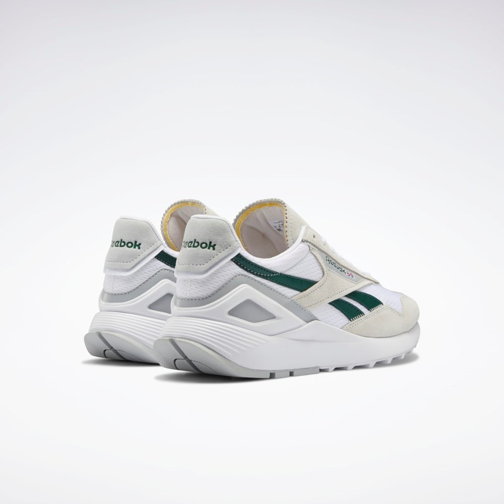 Reebok Classic Leather Legacy AZ Shoes Ftwr White / Dark Green / Pure Grey 3 | GX4784