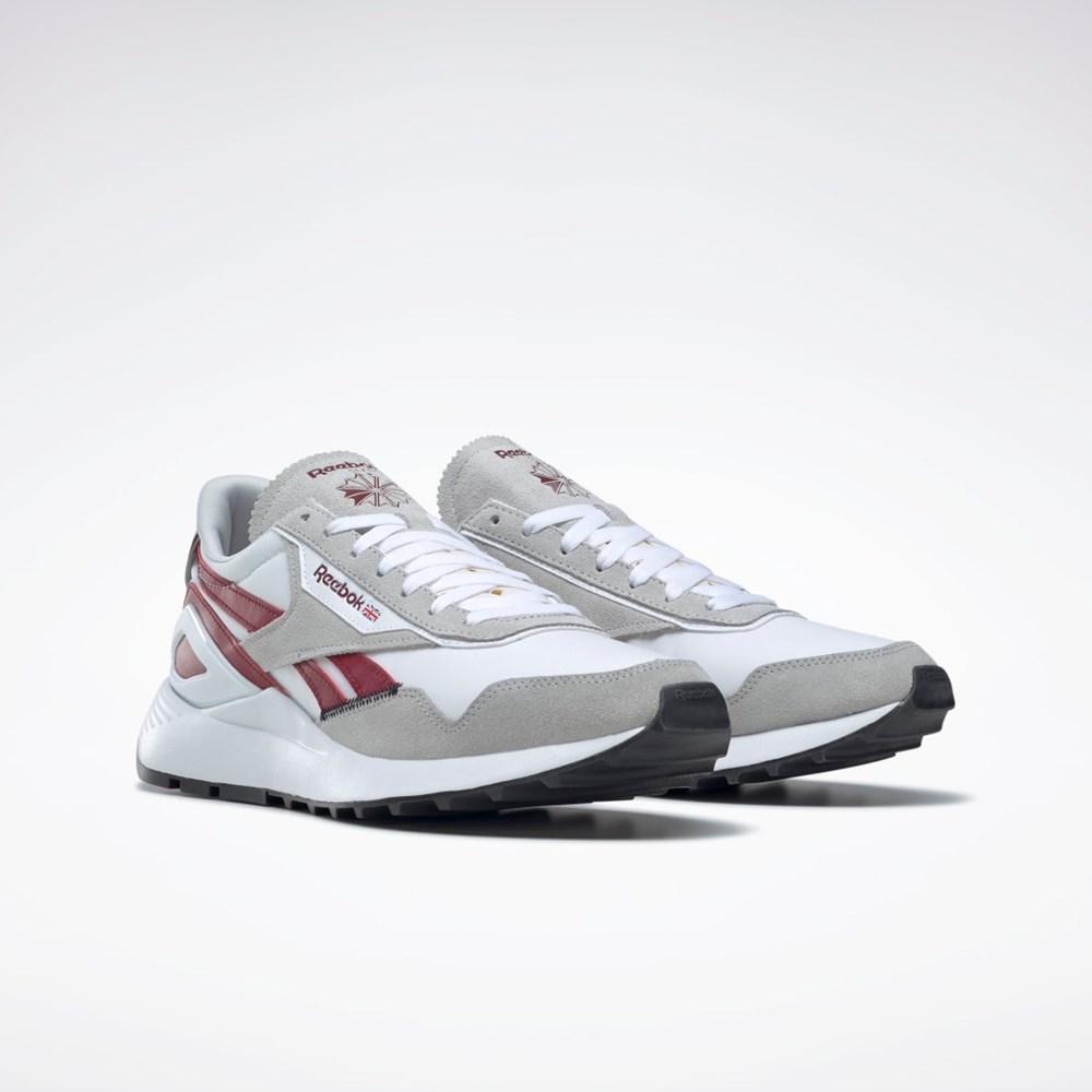 Reebok Classic Leather Legacy AZ Shoes Ftwr White / Pure Grey 2 / Classic Burgundy | GX8767