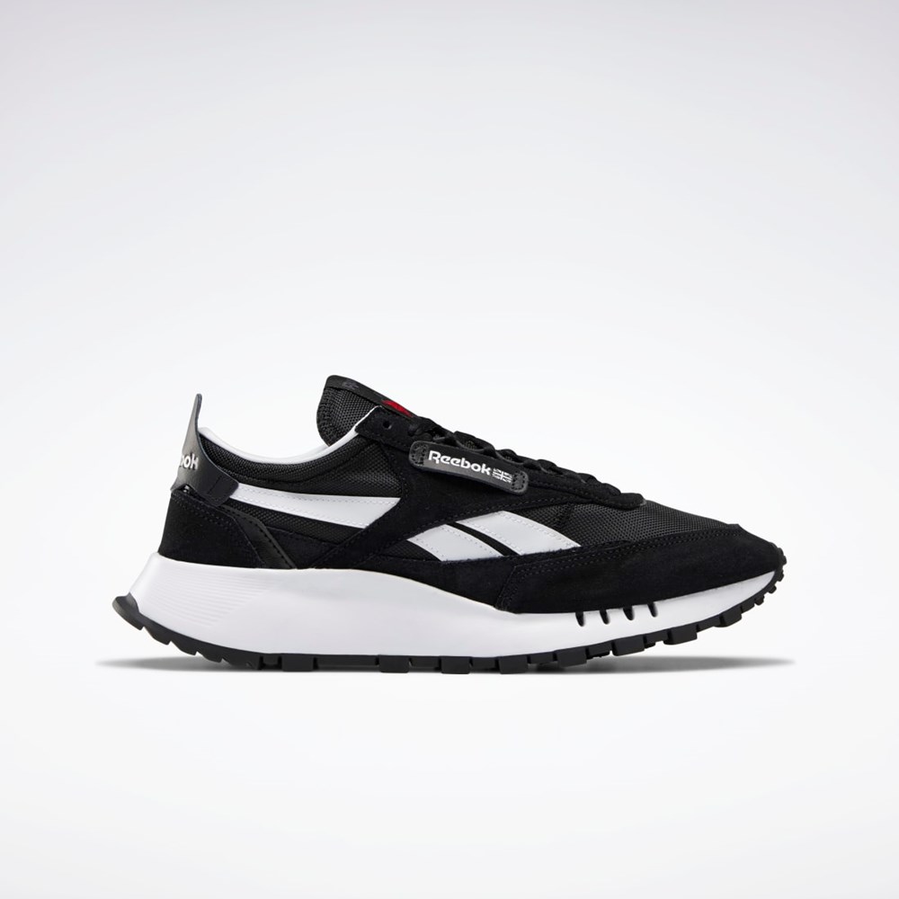 Reebok Classic Leather Legacy Shoes Core Black / Cold Grey 7 / Vector Red | S24169