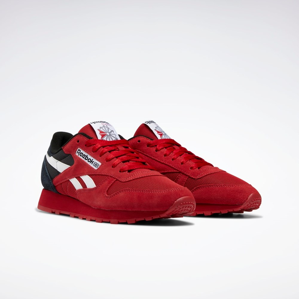 Reebok Classic Leather Make It Yours Shoes Flash Red / Ftwr White / Core Black | GW9700