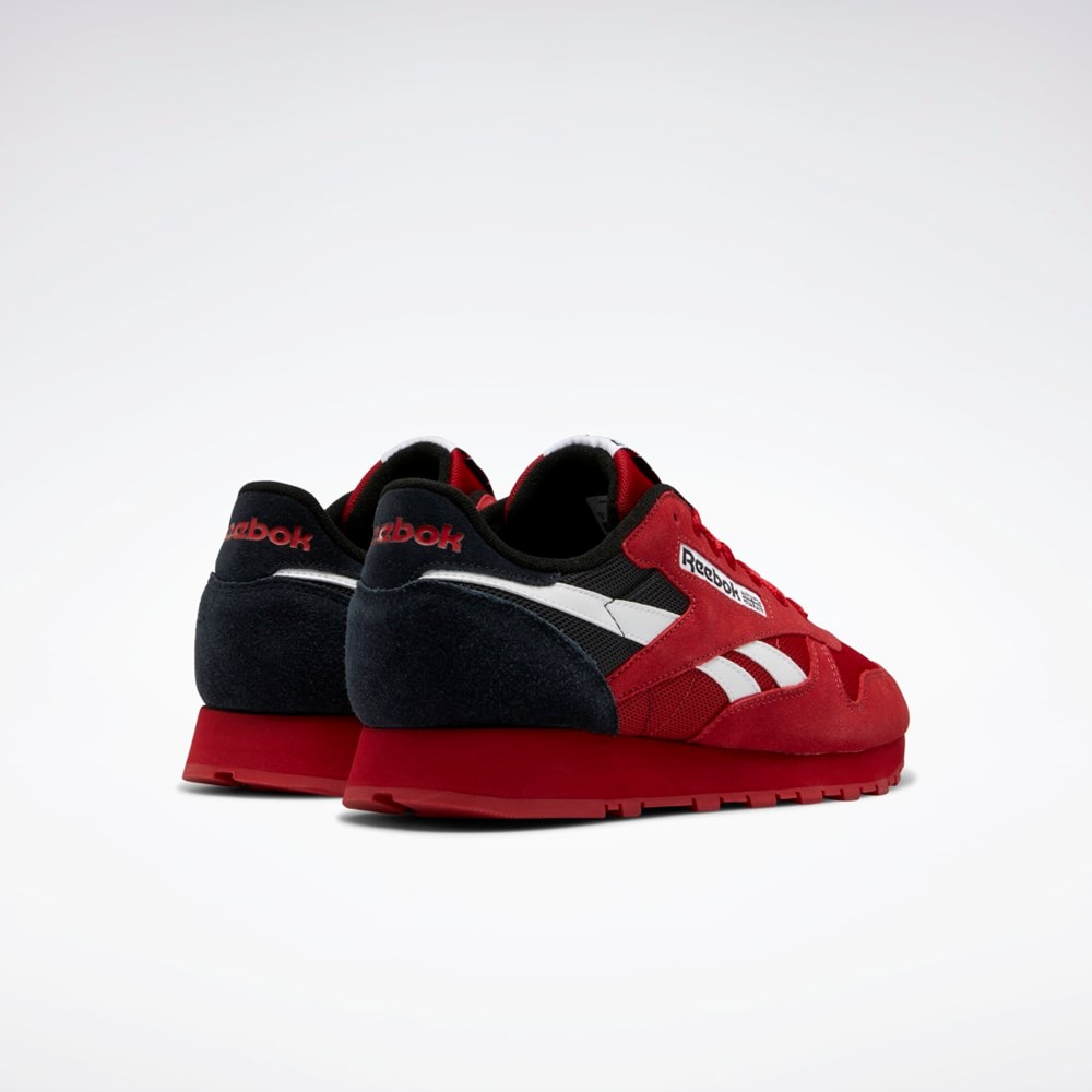 Reebok Classic Leather Make It Yours Shoes Flash Red / Ftwr White / Core Black | GW9700