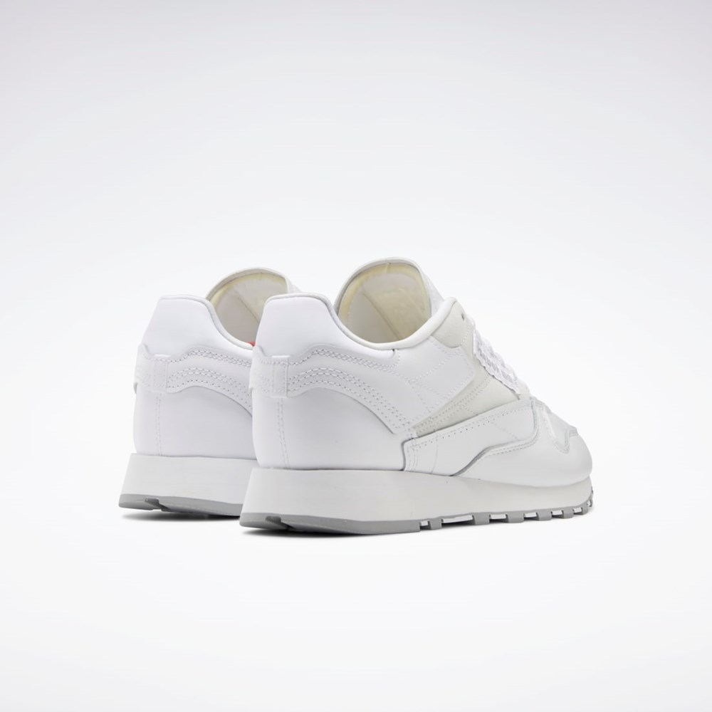 Reebok Classic Leather Make It Yours Shoes Ftwr White / Pure Grey 4 / Rhodonite | GX6196