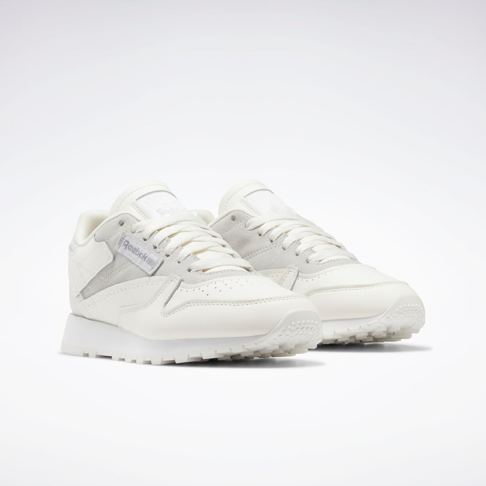 Reebok Classic Leather Make It Yours Shoes Chalk / Cold Grey / Ftwr White | GX6201