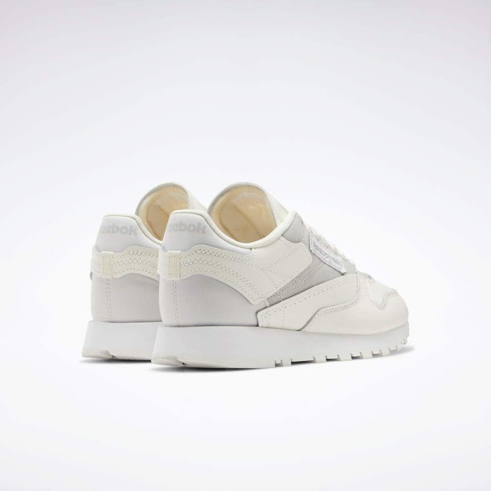 Reebok Classic Leather Make It Yours Shoes Chalk / Cold Grey / Ftwr White | GX6201