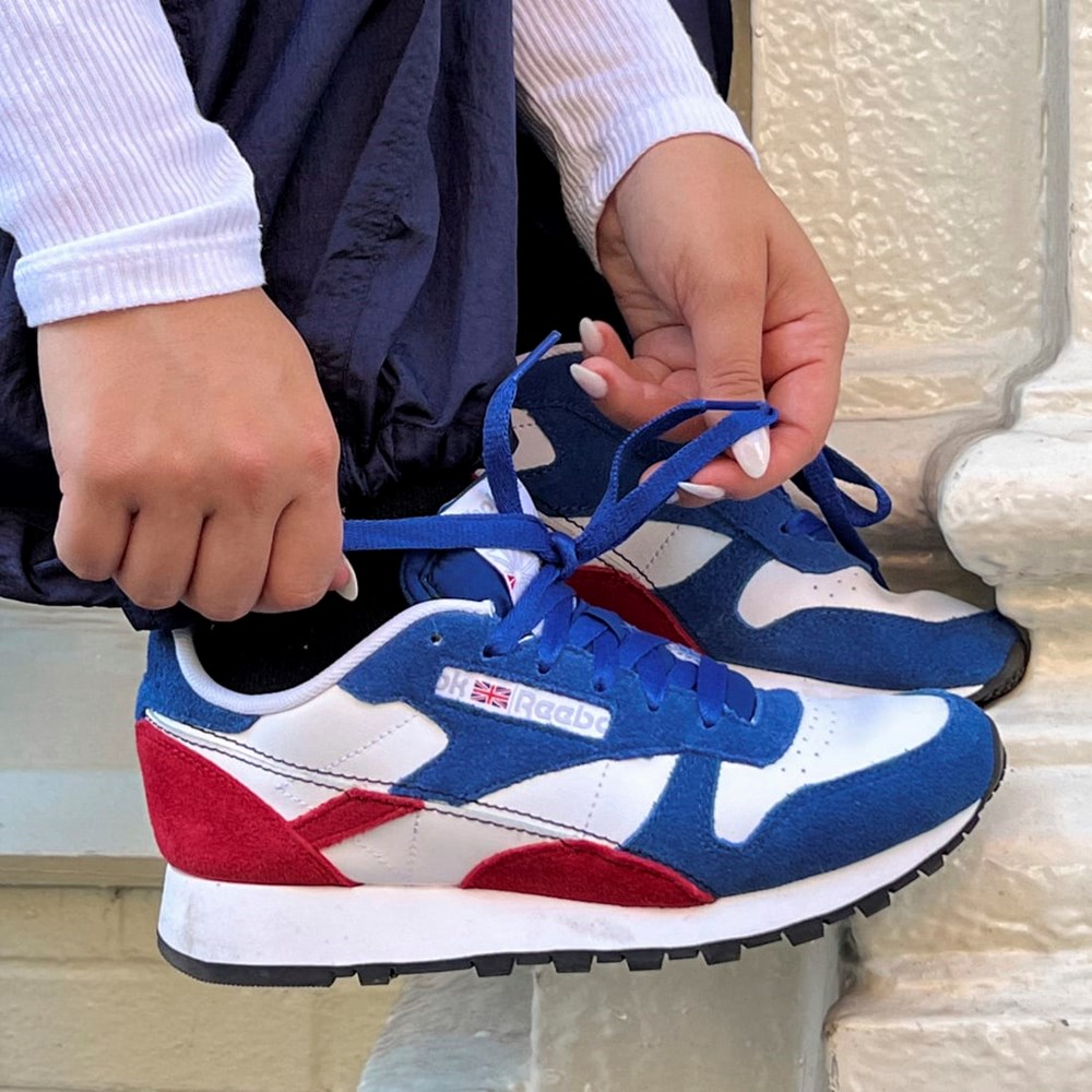 Reebok Classic Leather Make It Yours Shoes Vector Blue / Vector Red / Ftwr White | GY1522