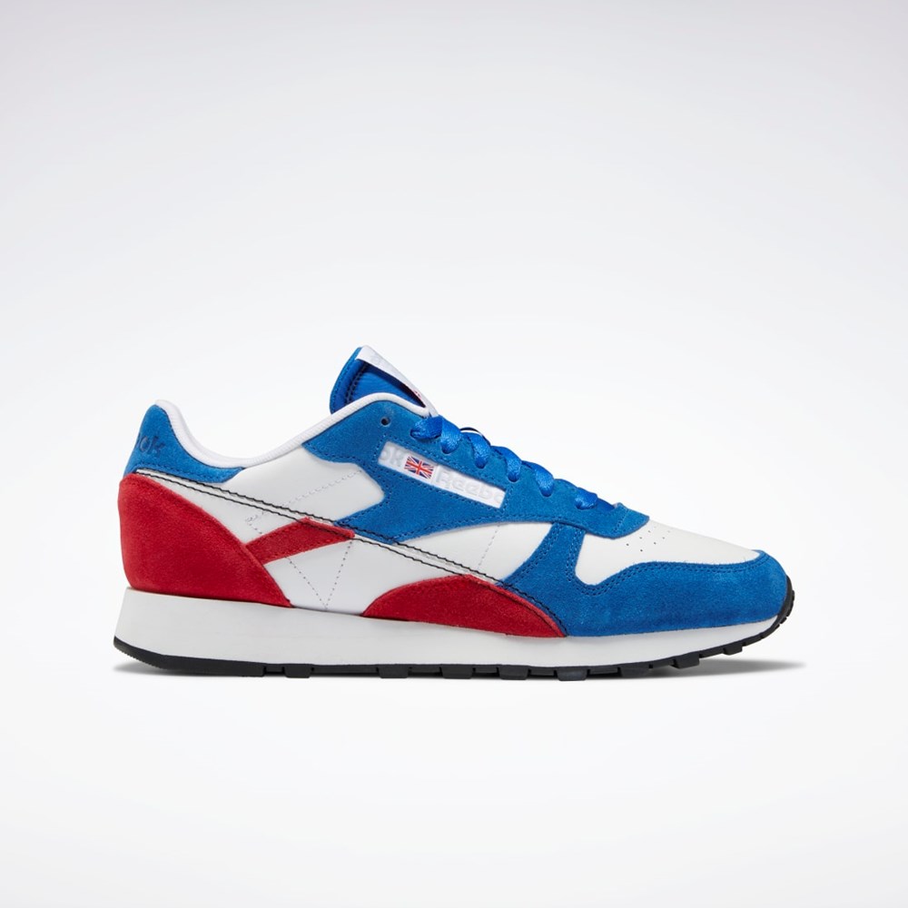 Reebok Classic Leather Make It Yours Shoes Vector Blue / Vector Red / Ftwr White | GY1522