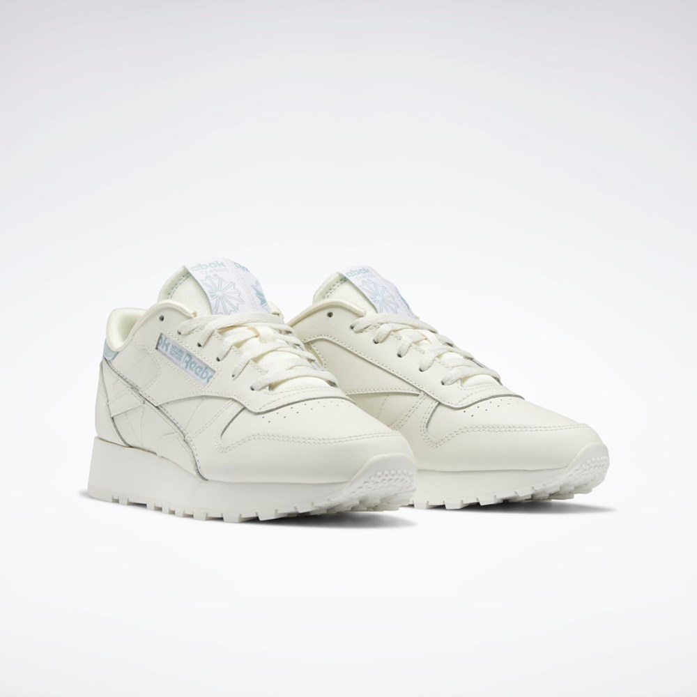 Reebok Classic Leather Make It Yours Shoes Chalk / Chalk / Seaside Grey | GY8799