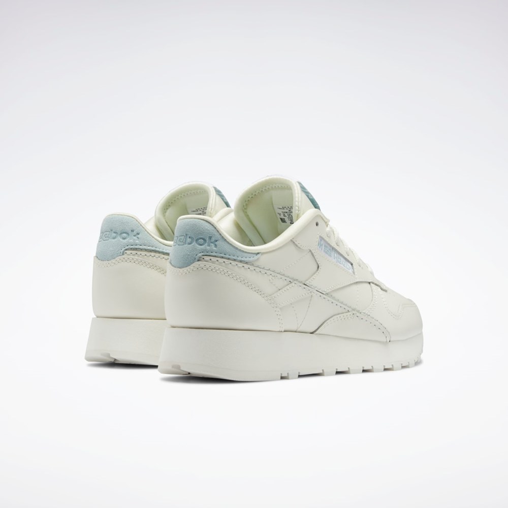 Reebok Classic Leather Make It Yours Shoes Chalk / Chalk / Seaside Grey | GY8799